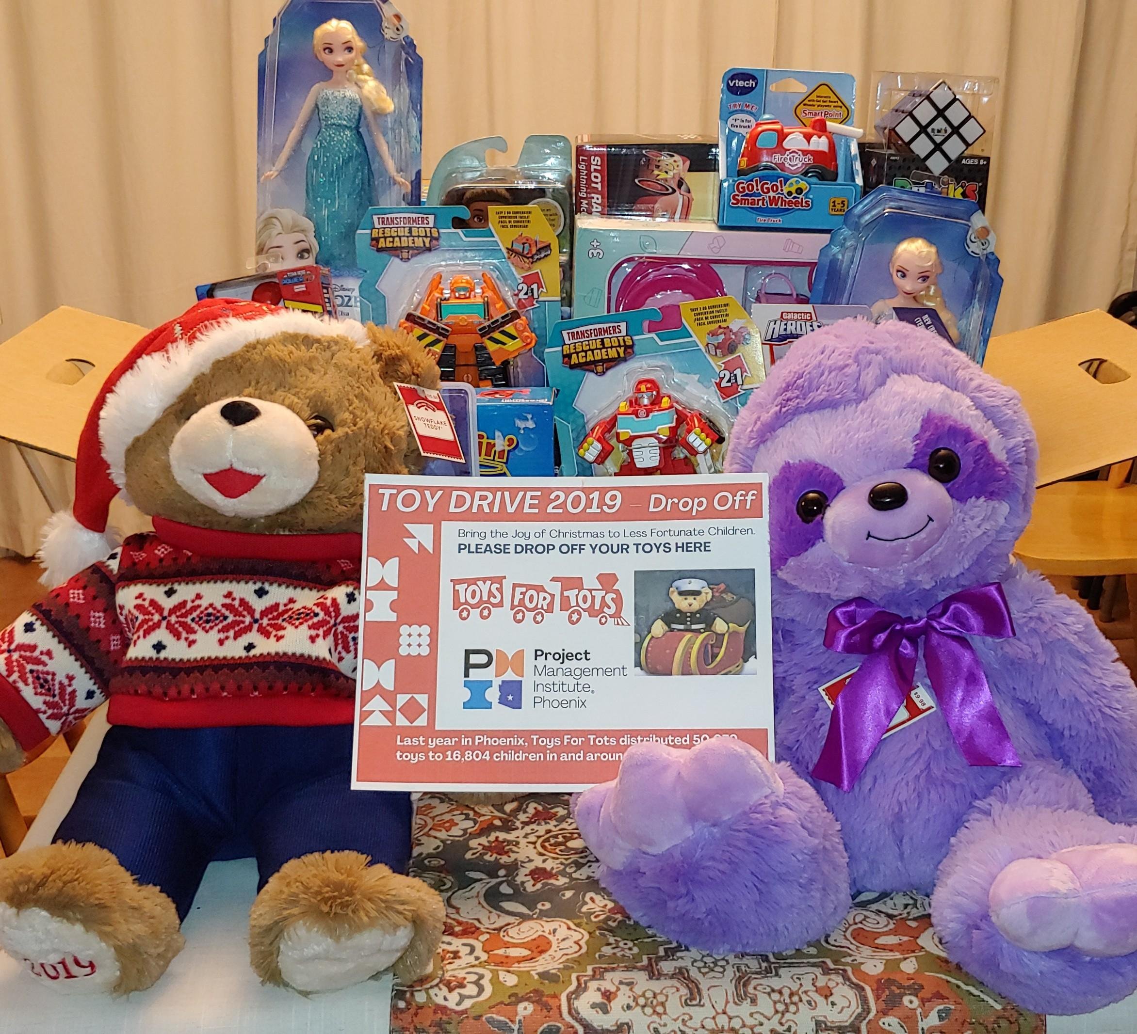 Toys for Tots Drive at the November Evening Chapter Meeting